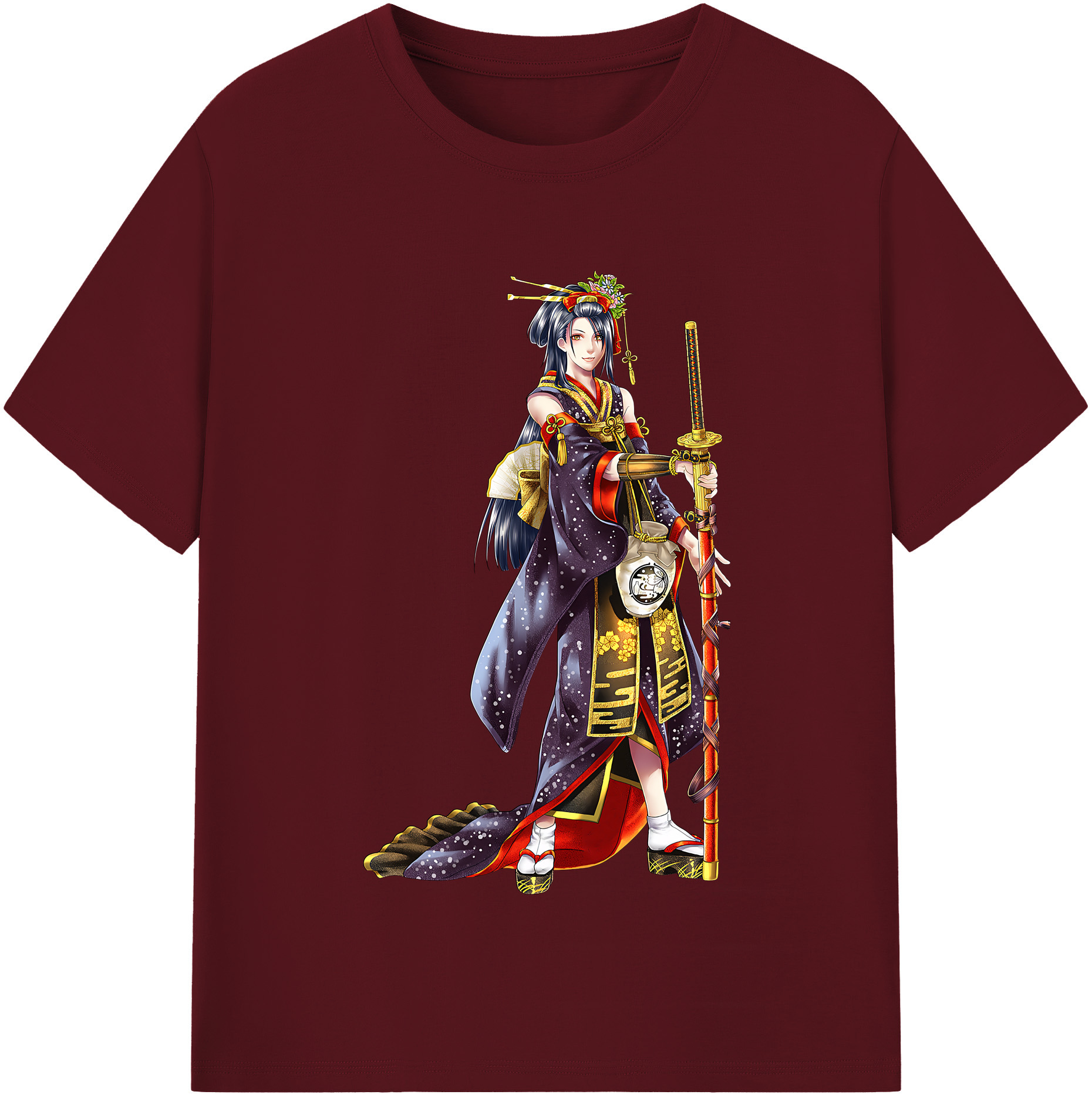（画像用） 刀剣乱舞 Touken Ranbu 綿100％半袖Tシャツ（フロントプリント）